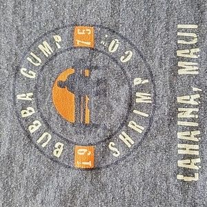 Bubba Gump Shrimp Company Maui Tee Shirt Blue Size L